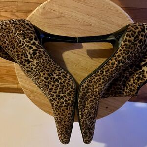 Leopard Print Stiletto Heels